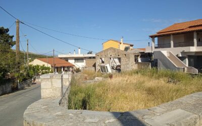 550 sq.m. Plot with Two Buildings in Amnatos, Rethymno